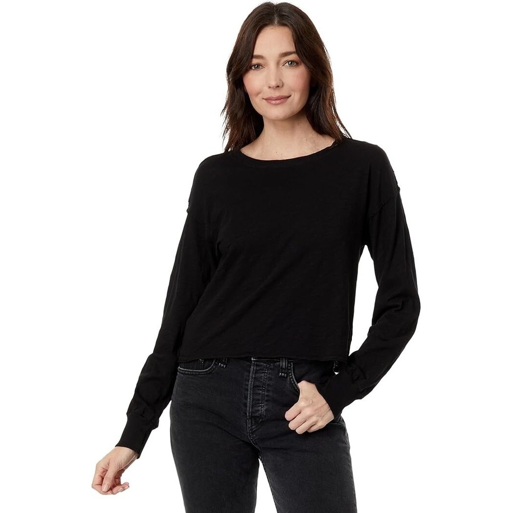 Arizona Women's Long Sleeve Cropped Boxy Top‎ XXL